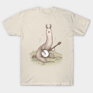 Banjo Llama T-Shirt